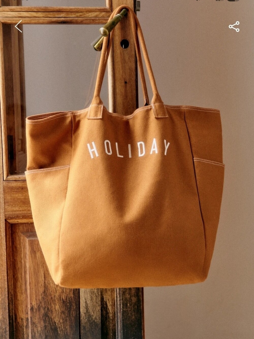 Sezane x Holiday Maxi Tote Bag NWT
